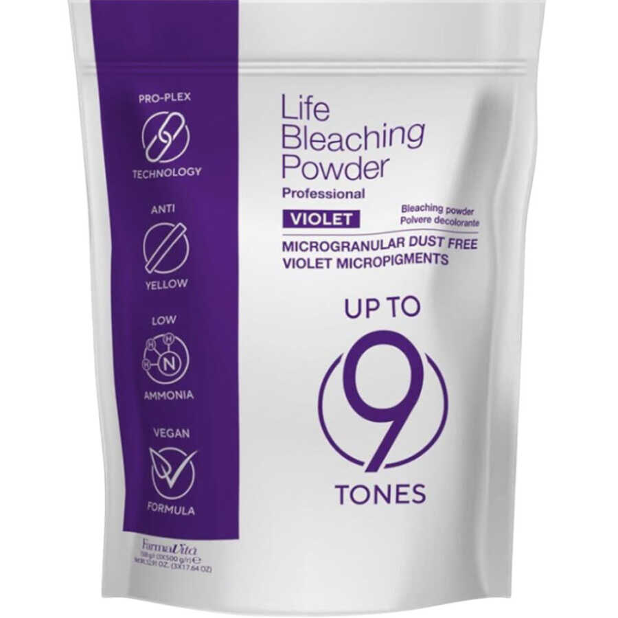 Farmavita Life Plus Violet Lightening Powder with Pro-Plex 500g
