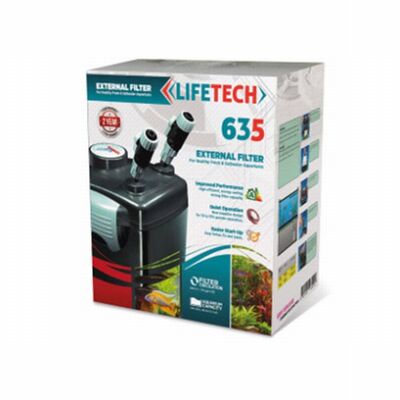 Lifetech 635 External Aquarium Filter 600L/H for 100-200L Tanks