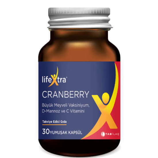 Tab Ilac Lifextra Cranberry Support Supplement 30 Capsules