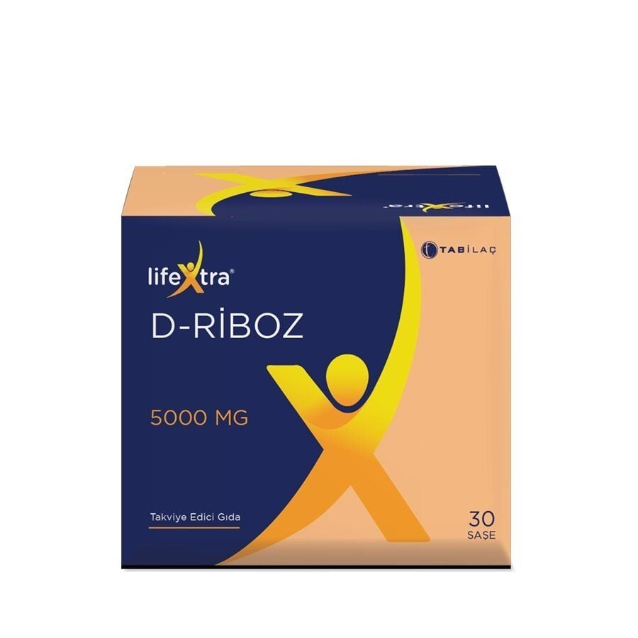LifeXtra D-Ribose 5000 mg Energy Support Supplement 30 Sachets