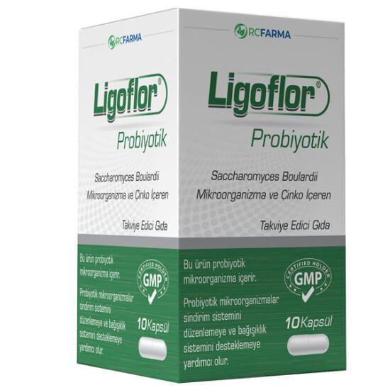 Rcfarma Ligoflor Probiotic Support with Zinc 10 Capsules