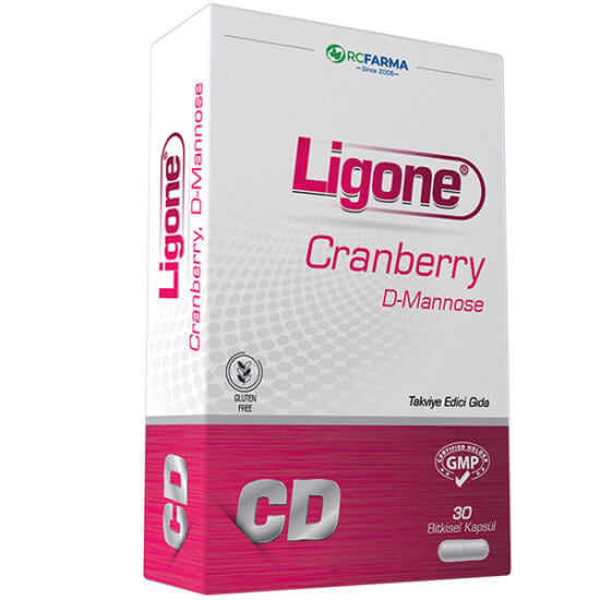 Rcfarma Ligone Cranberry D-Mannose Wellness Support 30 Capsules