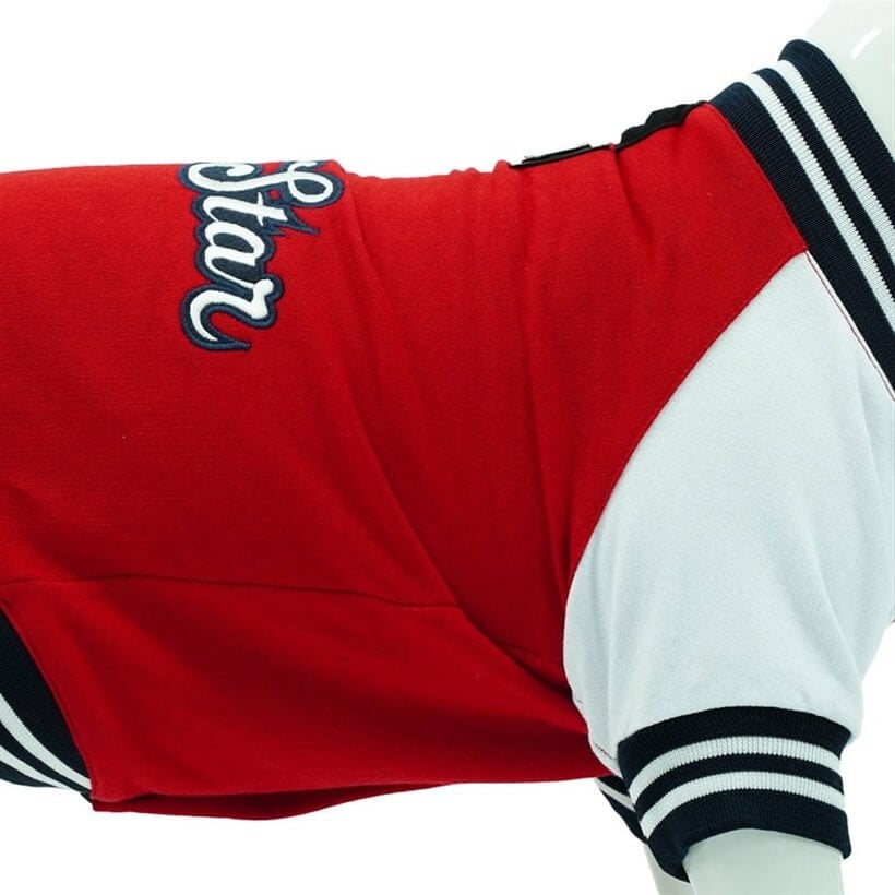 Lindo College Allstar Dog Sweatshirt Protective Pet Apparel Size 2