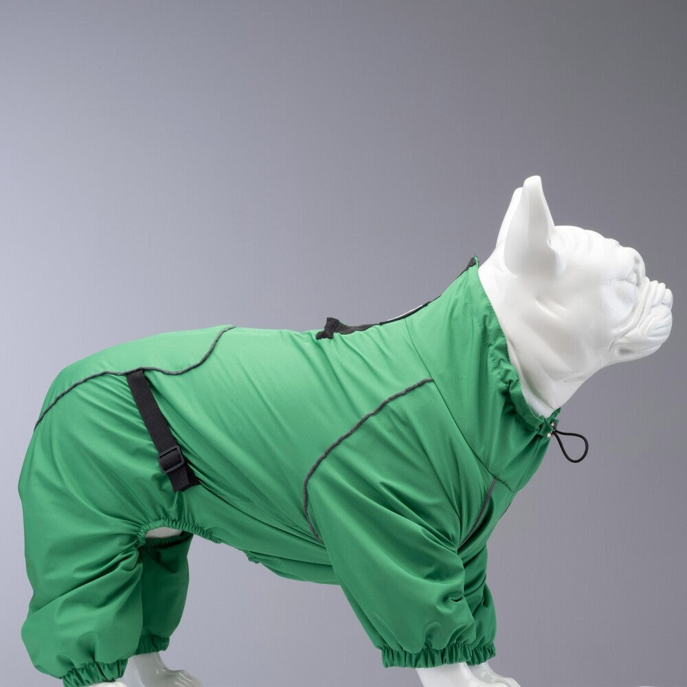 Lindo Dogs Quattro Nebula Dog Raincoat - Rain & Wind Protection, Size 5