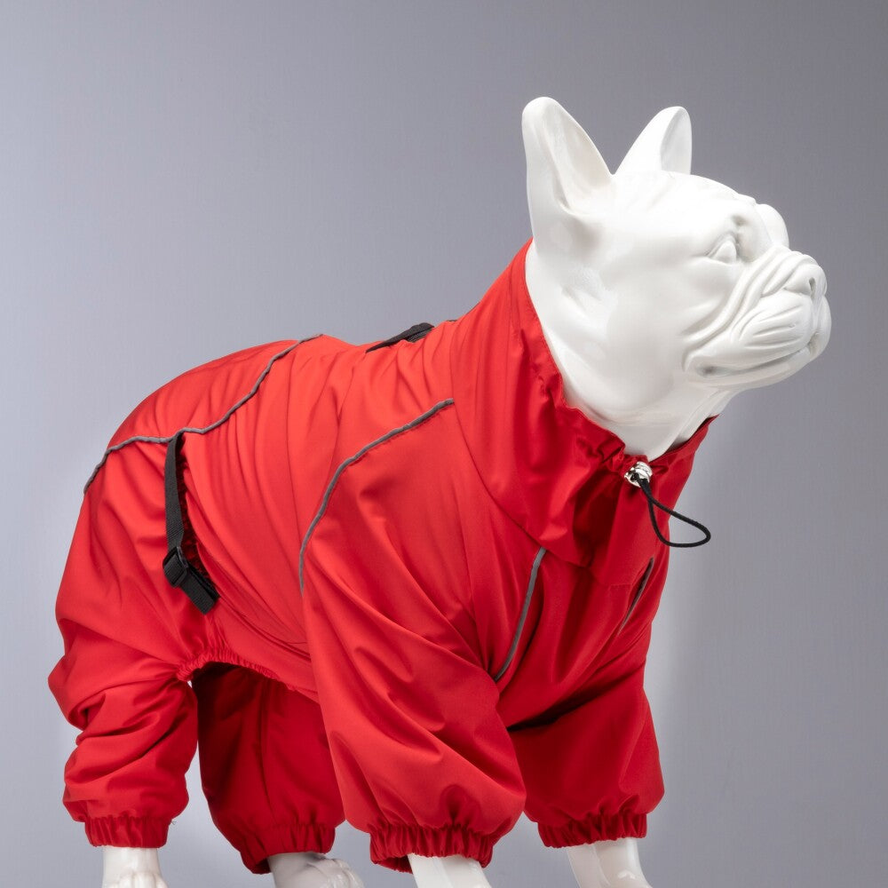 Lindo Dogs Quattro Nova Dog Raincoat, Size 5 - Rain & Wind Protection