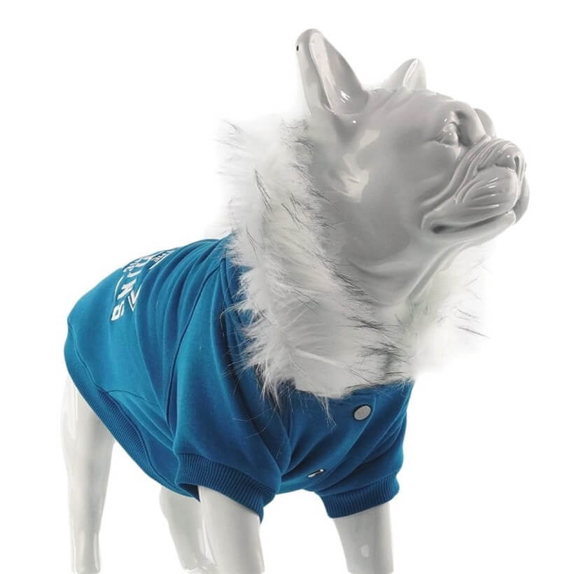 Lindo Mountains Blue Dog Sweatshirt Comfortable Pet Apparel Size 5