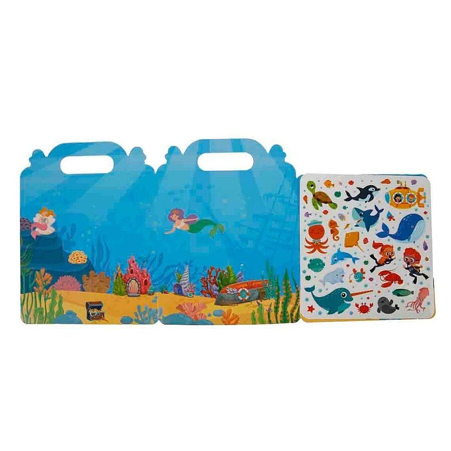Lino Ocean Animals Reusable First Sticker Book for Kids