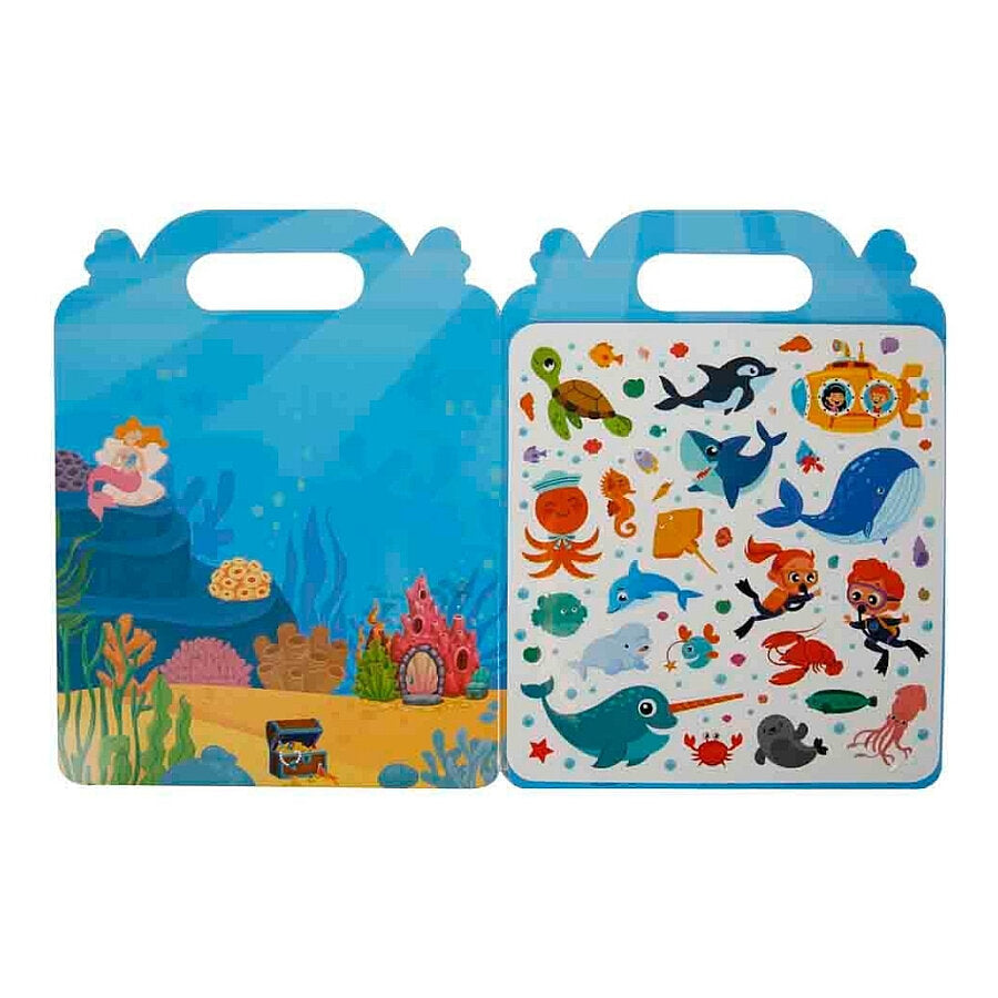Lino Ocean Animals Reusable First Sticker Book for Kids