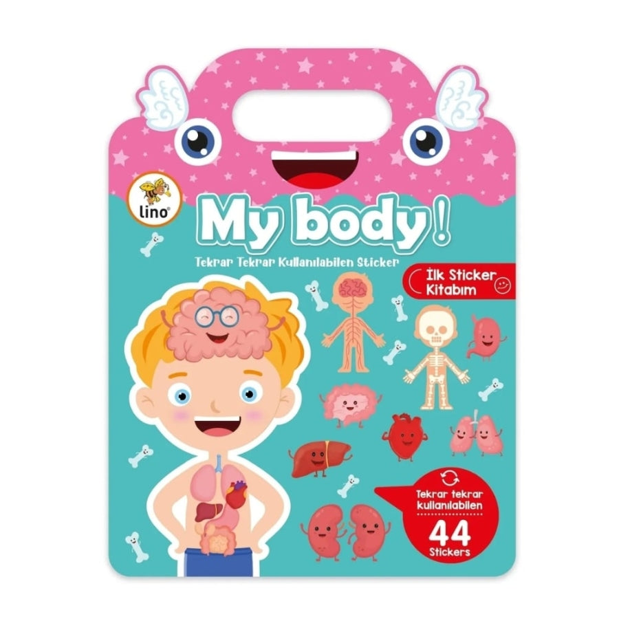 Lino Reusable First Sticker Book for Creative Play