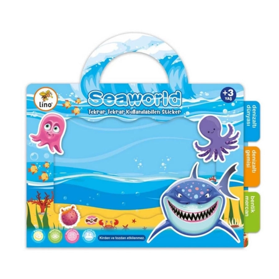 Lino Seaworld Reusable Sticker Set for Creative Play