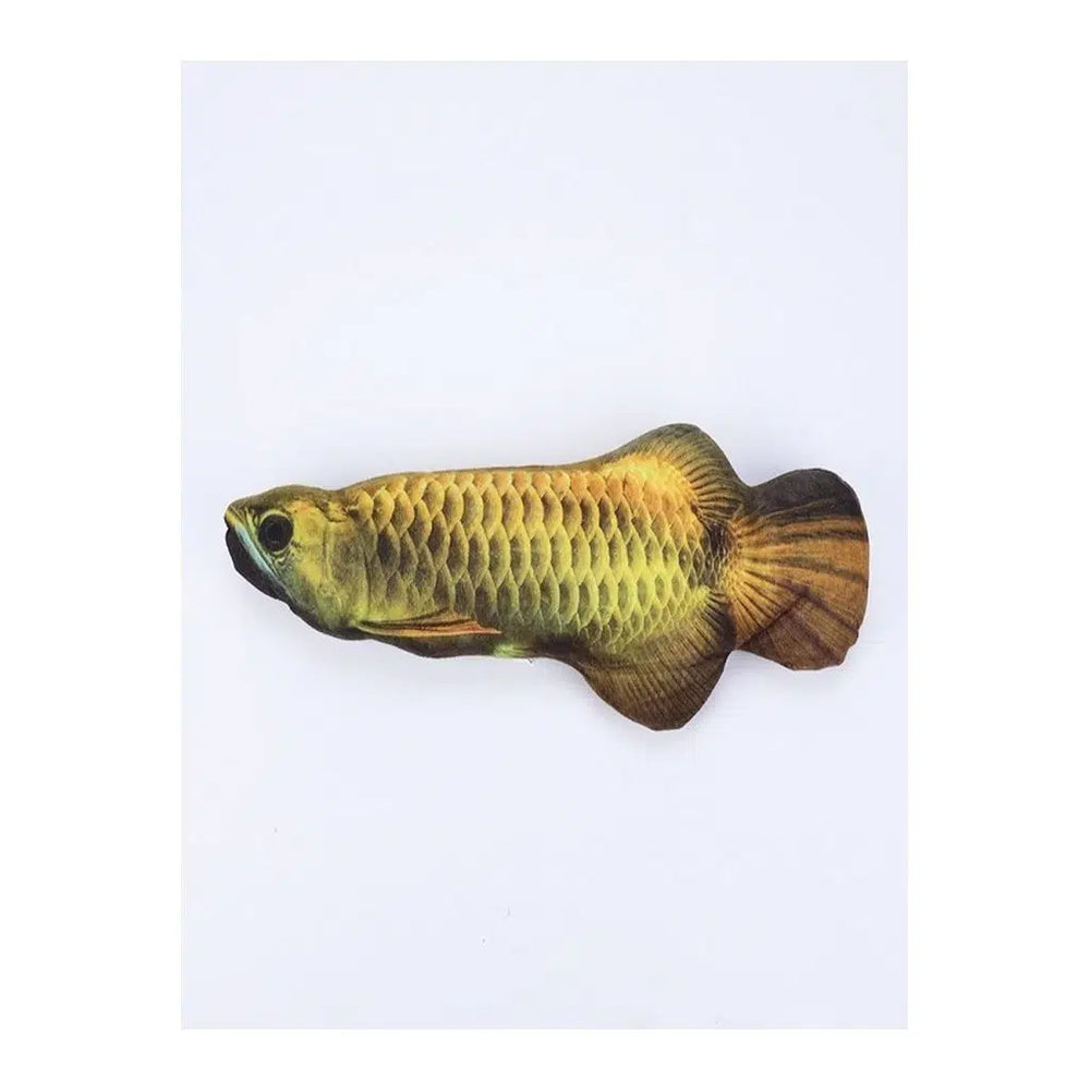 Lion Arovana Fish Plush Pet Toy for Cats and Dogs 20 cm