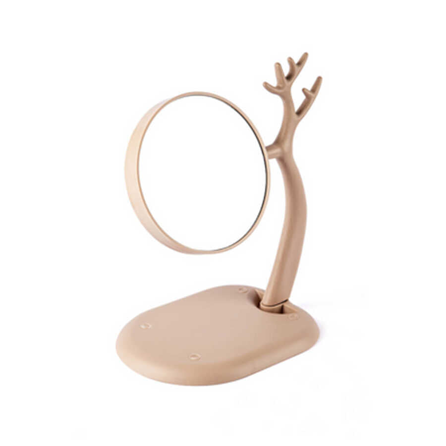 Lionesse 3310 Double Sided Tabletop Mirror Pink 27.5x16 cm