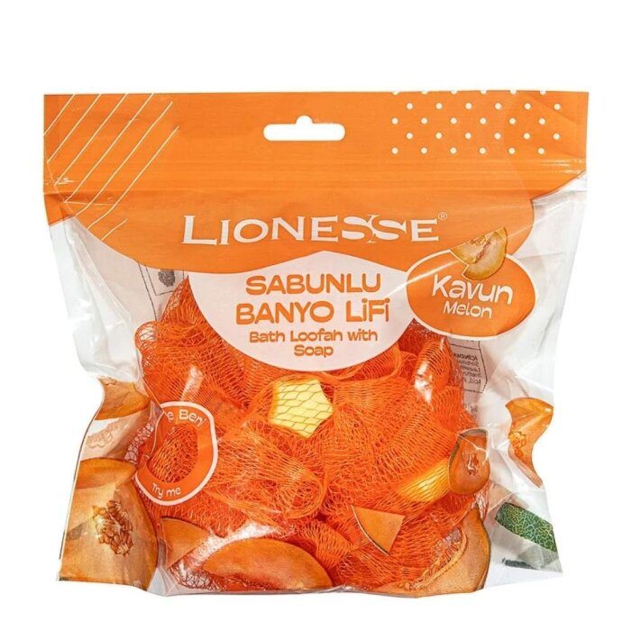 Lionesse Melon Soap Infused Bath Sponge 954