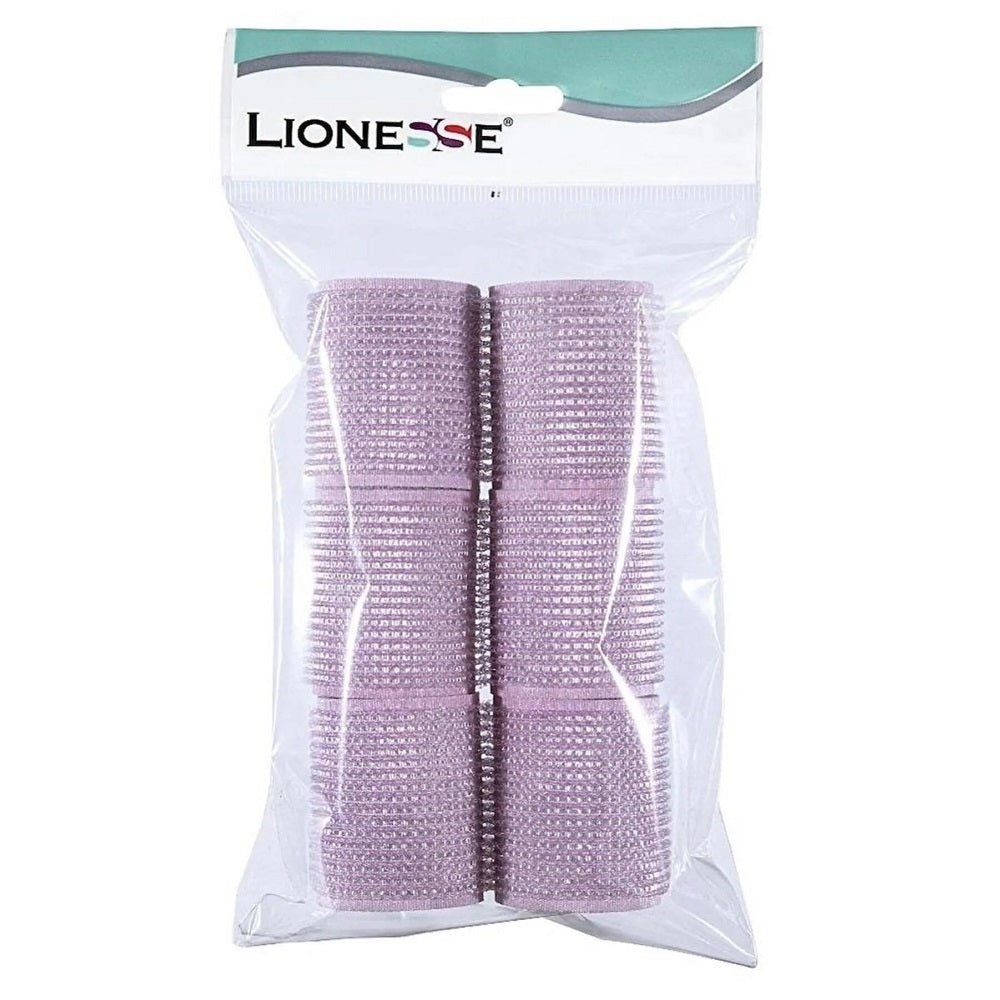 Lionesse Self-Grip Hair Rollers for Added Volume 6-Pack