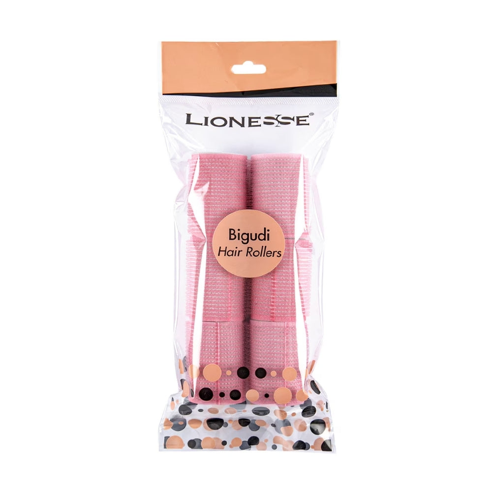 Lionesse Self-Grip Hair Rollers for Added Volume 6-Pack