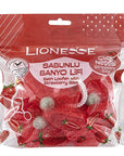 Lionesse Strawberry Soap Infused Bath Loofah 952
