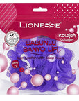 Lionesse Collagen Soap-Infused Bath Sponge for Smooth Skin