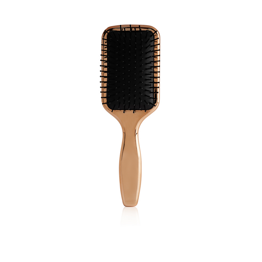 Lionesse Metallic Hair Brush for Gentle Detangling Gold