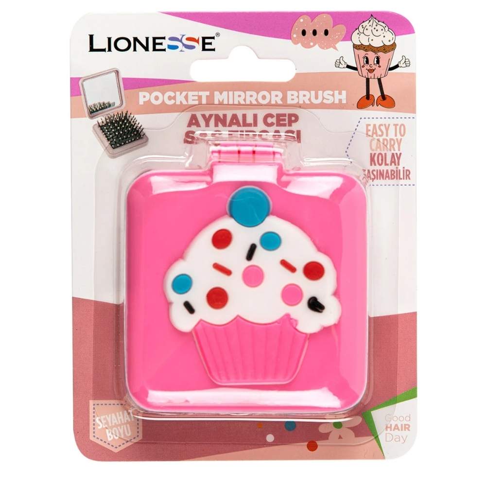 Lionesse Cupcake 1952 Hair Brush for Gentle Detangling