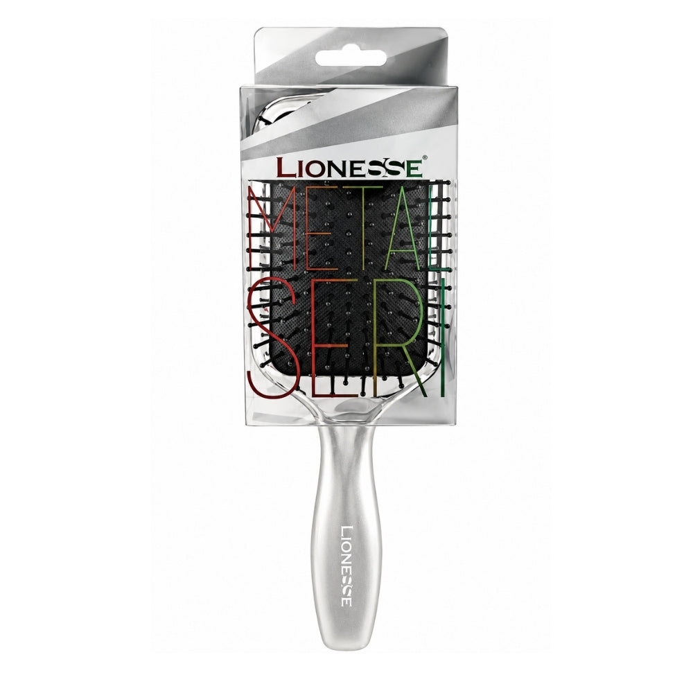 Lionesse Metallic Hair Brush for Smooth Styling 8590