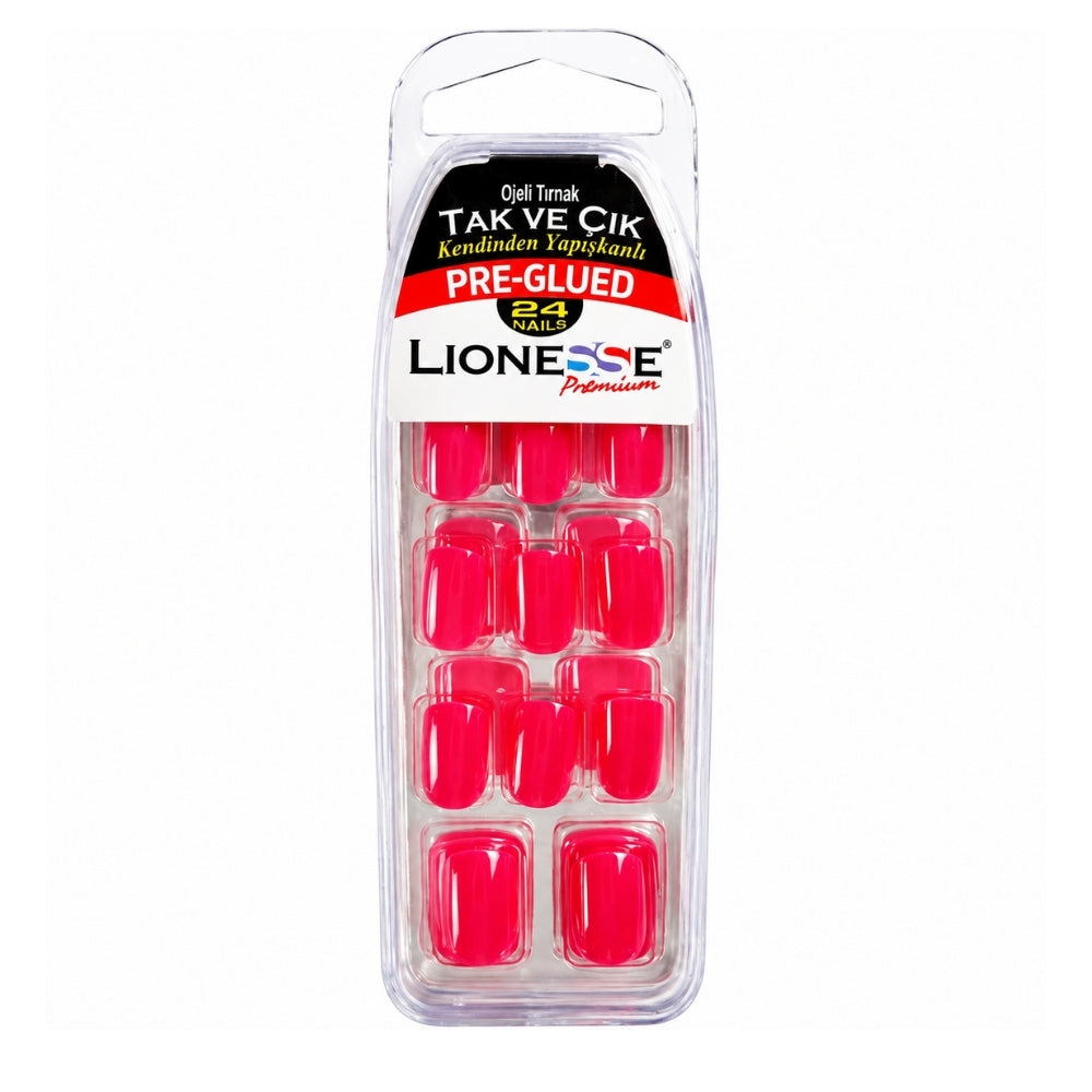 Lionesse False Nails 4407 Elegant Natural Look Set