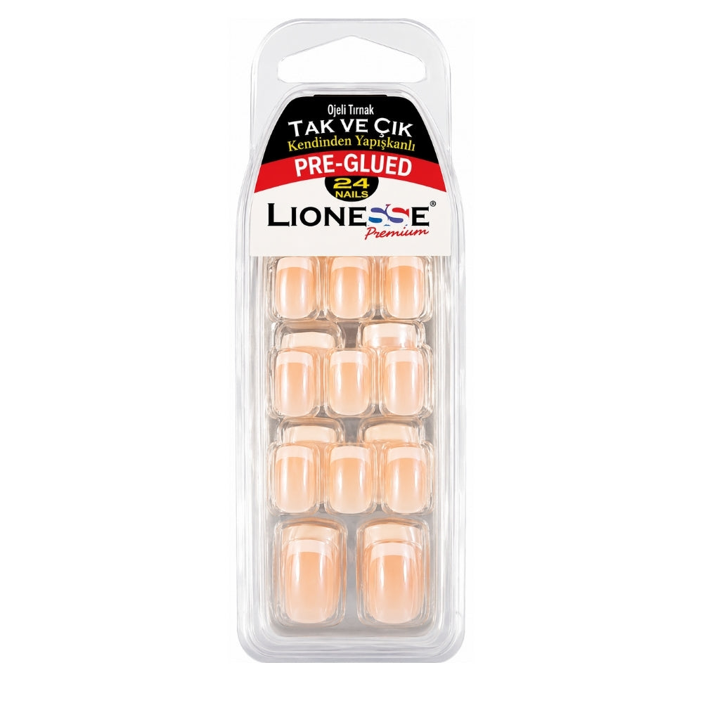 Lionesse Artificial Nails 4421 Natural Look 1 Pack