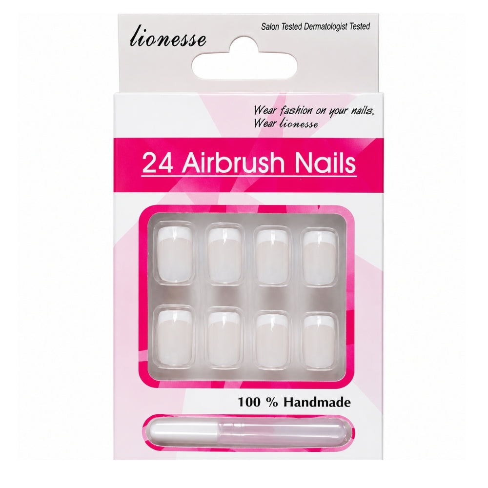 Lionesse French False Nails Model A 80 for Instant Manicure
