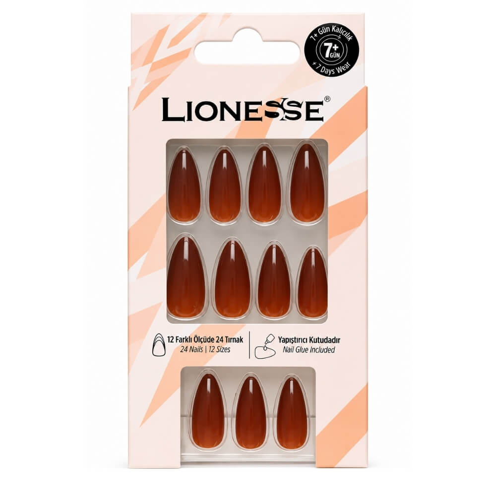 Lionesse A-98 False Nails for a Natural Manicure Set