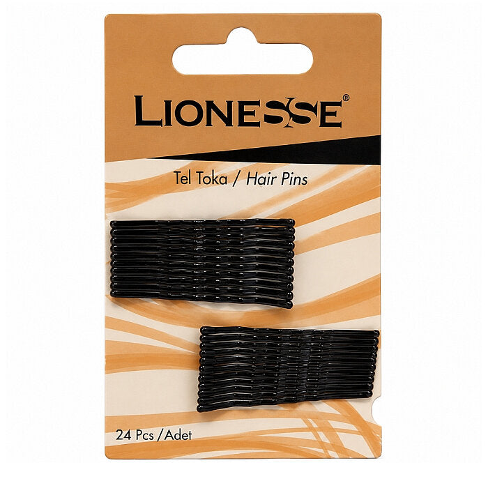 Lionesse Bobby Pins Secure Hold Hair Clips 24-Pack