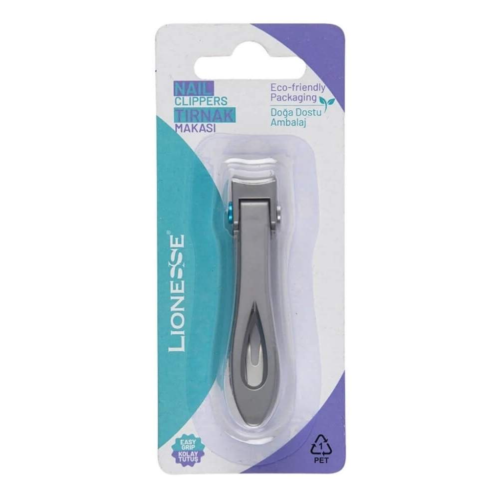 Lionesse Small Nail Clipper with Textured Grip 3416