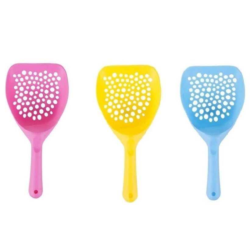 Lionpets Cat Litter Scoop with Wide Sifting Holes, Ergonomic Handle