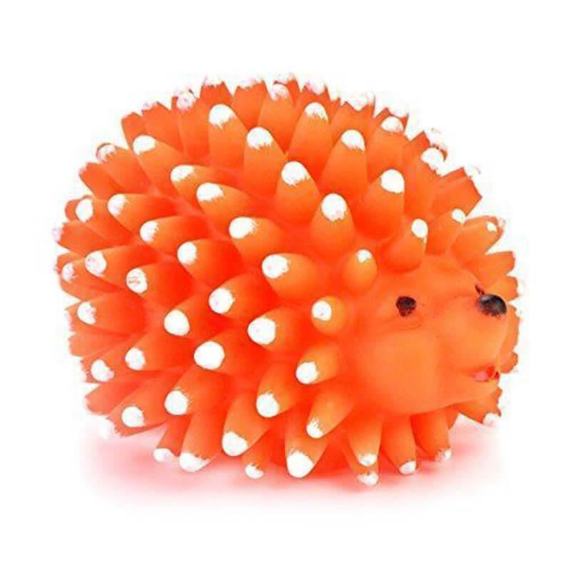 Lionpets Plastic Hedgehog Dog Toy for Small Breeds 10 cm