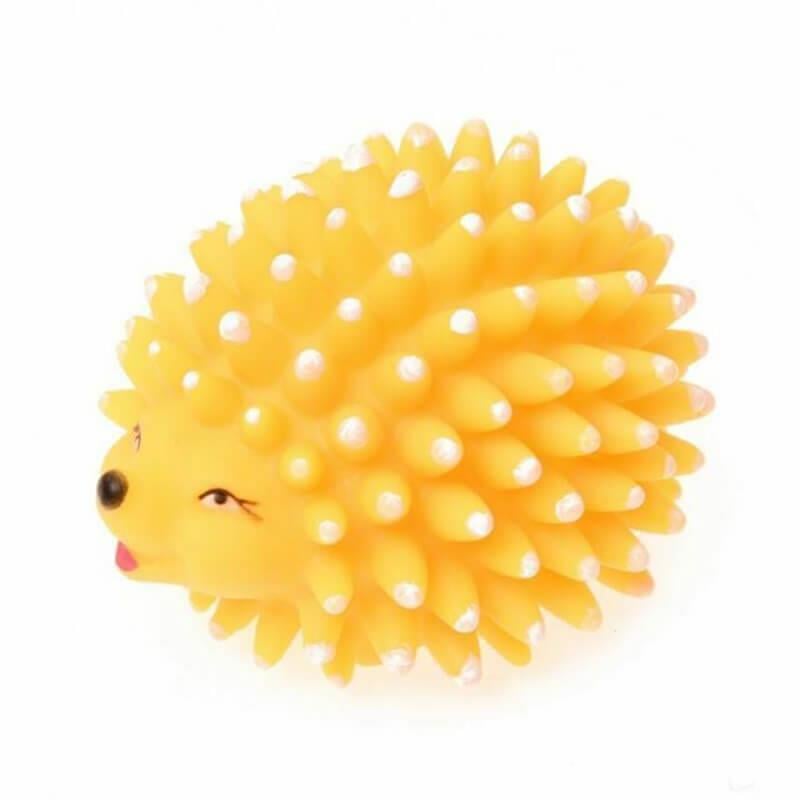 Lionpets Plastic Hedgehog Dog Toy for Small Breeds 10 cm