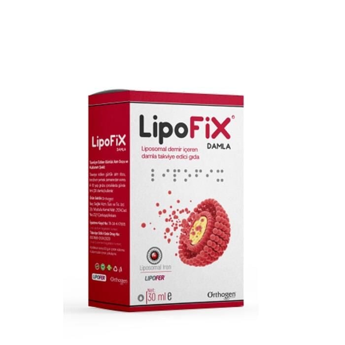 Orthogen Lipofix Liposomal Iron Dietary Supplement 30ml