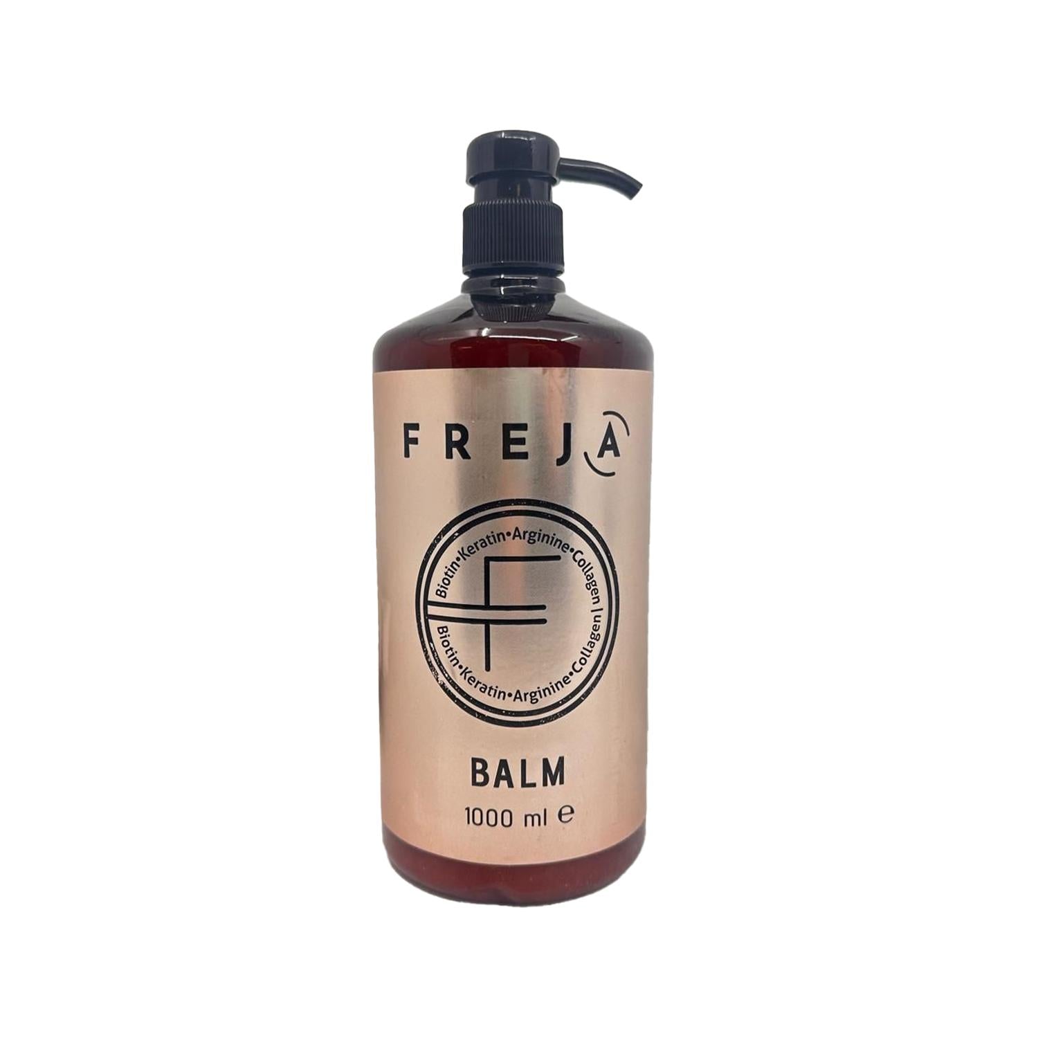 FREJA Keratin Hair Care Mask - 1000ml Nourishing Treatment for Dry Damaged Hair FREJA Keratin Hair Mask - Nourishing Hair Care Keratin hair mask, Hair care products, FREJA hair care, Intensive hair nourishment, Large capacity hair mask, Hair repair, Hair nourishment, Dry hair care, Damaged hair care, Hair treatment, Keratin-based hair products