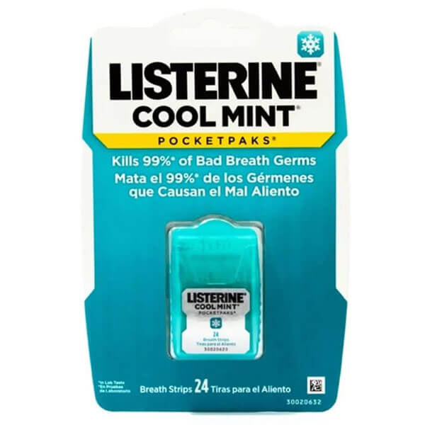 Listerine Cool Mint PocketPaks Breath Strips 24 Count