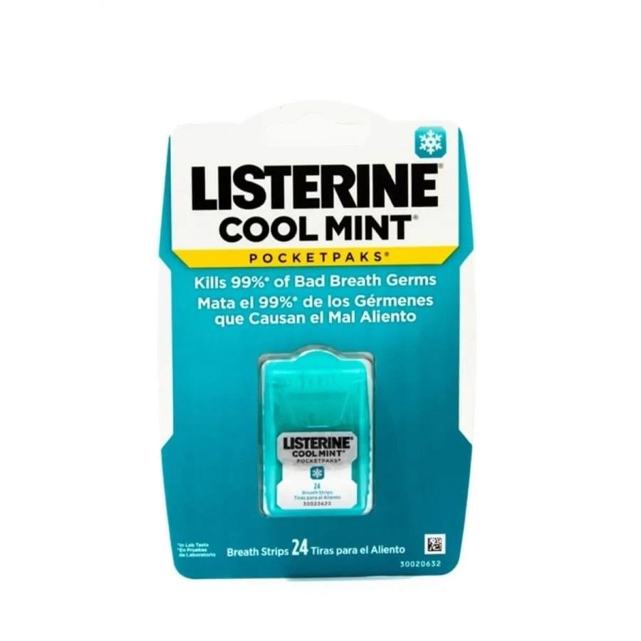 Listerine Cool Mint Pocketpaks Breath Strips 24 Count