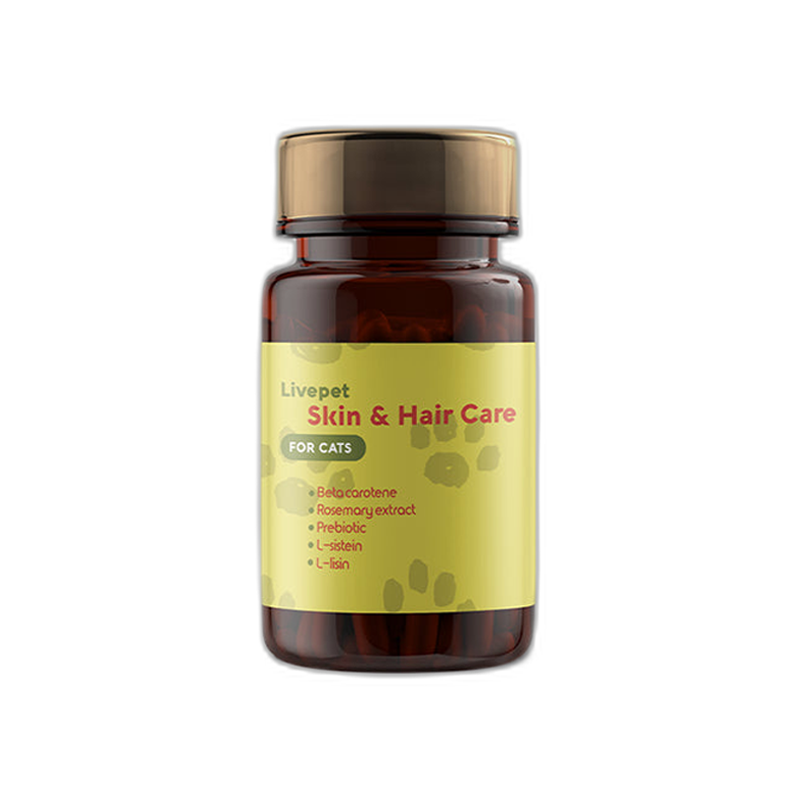 Livepet Skin & Hair Care Supplement for Cats 21g