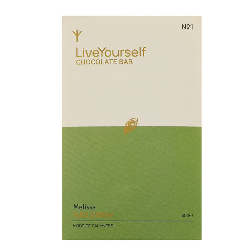 LiveYourself Melissa Chocolate Bar with Herbal Extract 40g