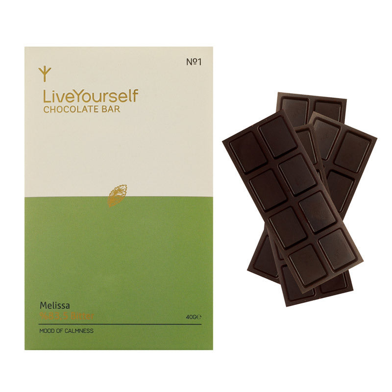 LiveYourself Melissa Chocolate Bar with Herbal Extract 40g