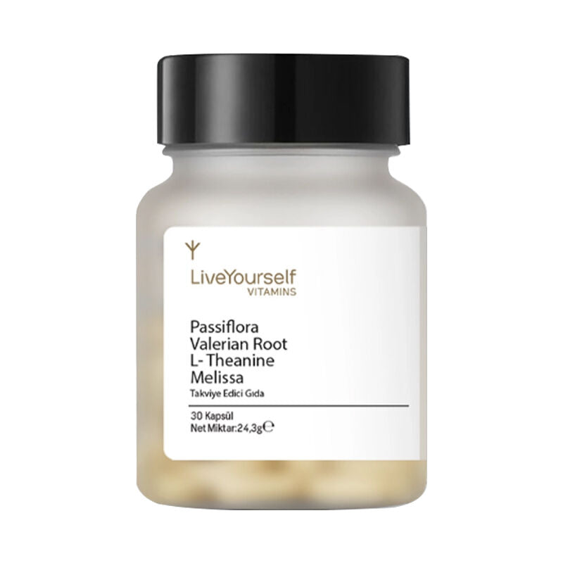 Liveyourself Passiflora & Valerian Root Capsules - 30 Count