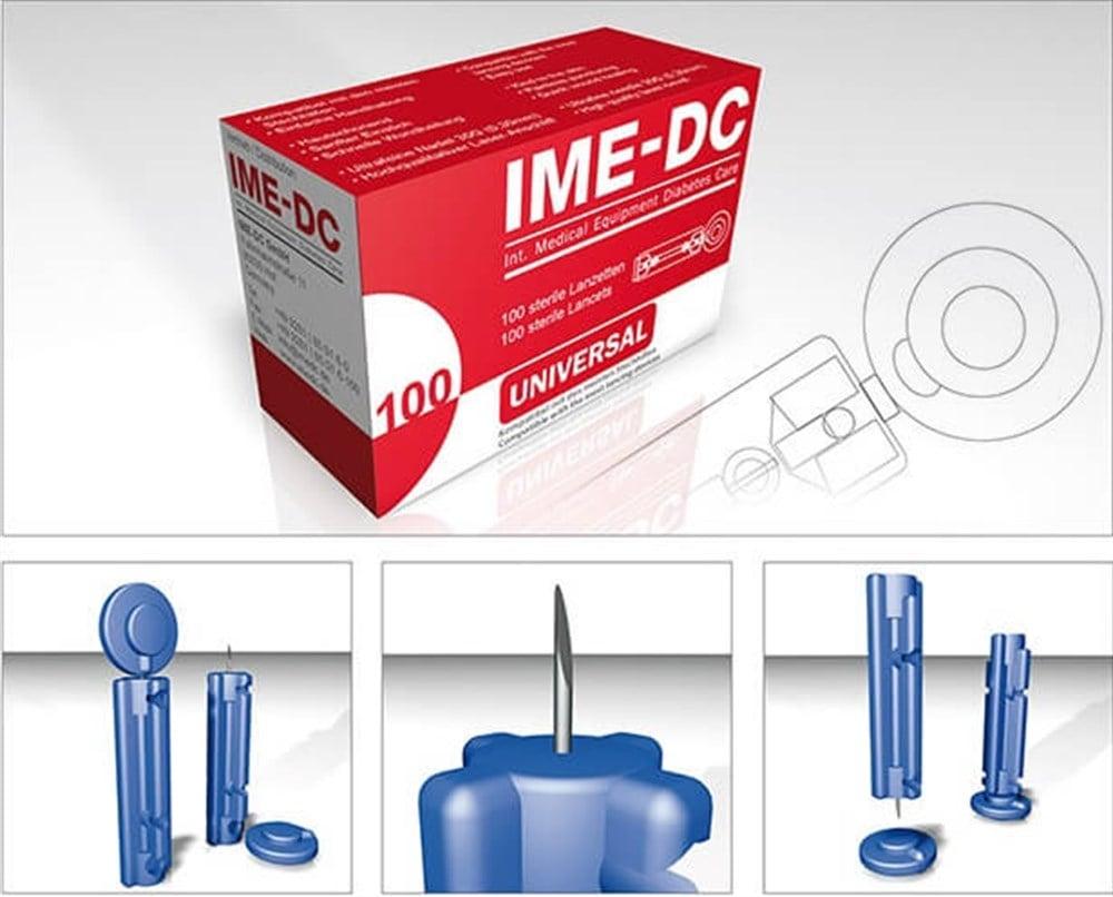 IME-DC Sterile Lancets 100 Count - Painless Blood Sampling for Diabetes Management IME-DC Sterile Lancets 100 Count - Painless Diabetes Management Sterile Lancets, Diabetes Management, Blood Glucose Monitoring, Painless Blood Sampling, Lancing Device Compatibility, Diabetes Supplies, Medical Lancets, Blood Sampling, Glucose Monitoring, Lancets 100 Count