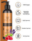 Ashley Joy Color Protecting Hair Conditioner for Dark Dyed Hair - Raspberry & Lavender - Enhances Shine & Vibrancy Ashley Joy: Color Protecting Hair Conditioner for Dark Dyed Hair hair conditioner for dark dyed hair, color protecting hair conditioner, raspberry lavender hair conditioner, agave extract hair conditioner, hair care for colored hair, dark hair color protection, hair conditioner, Ashley Joy hair conditioner, hair conditioner, color protection, raspberry extract, lavender extract, agave extract, 