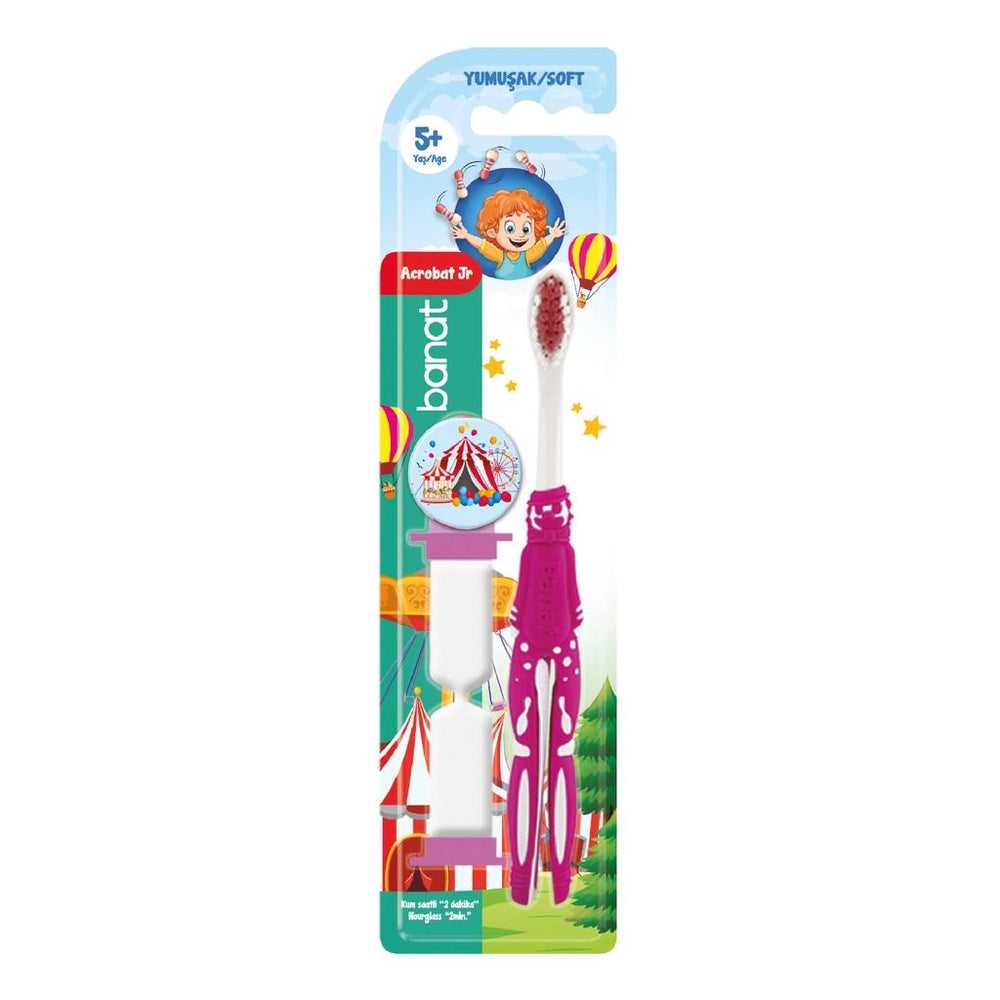 Banat Acrobat Jr. Diş Fırçası (Kum Saatli) (Yumuşak)