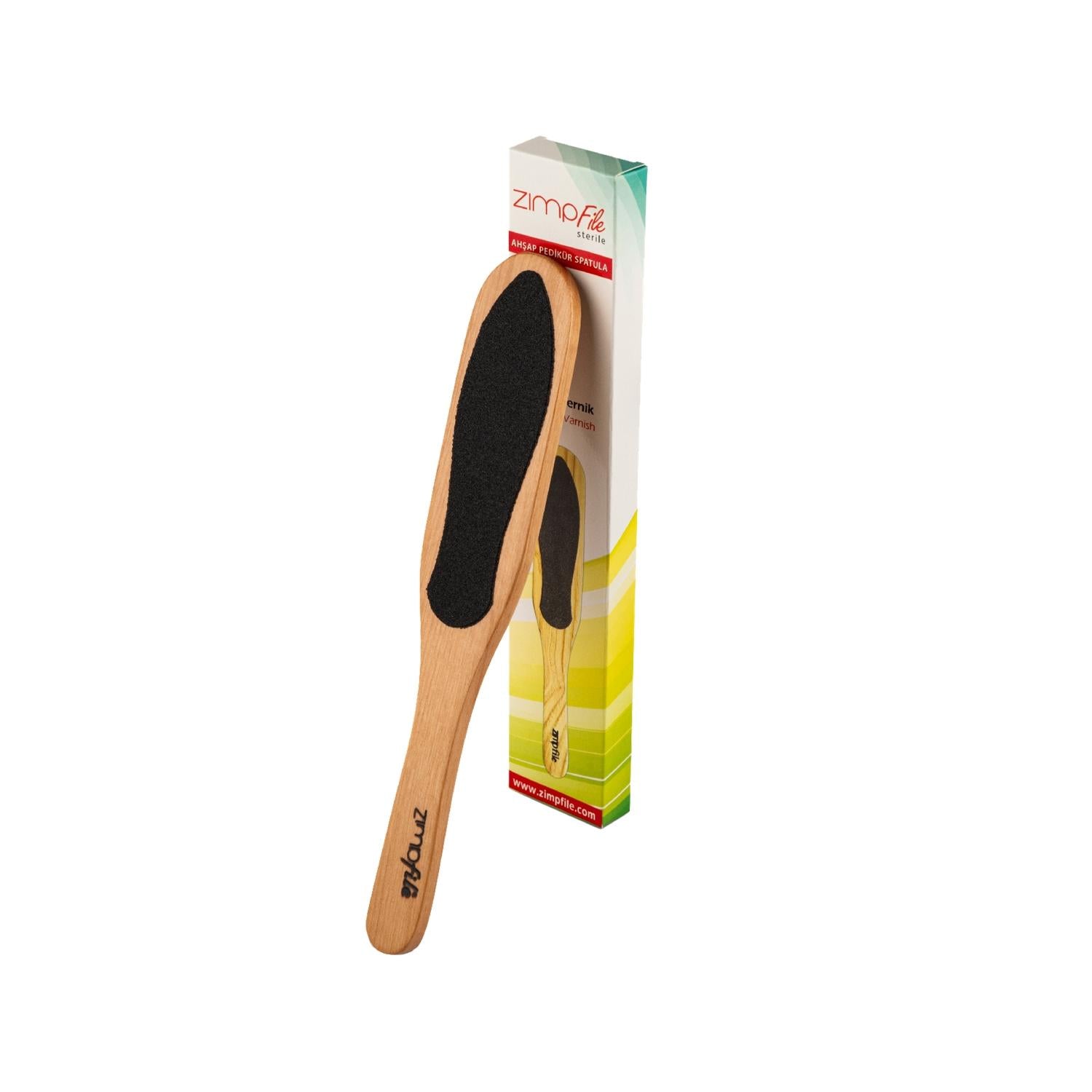 Zimpfile Disposable Heel Rasp Wooden Spatula Handle