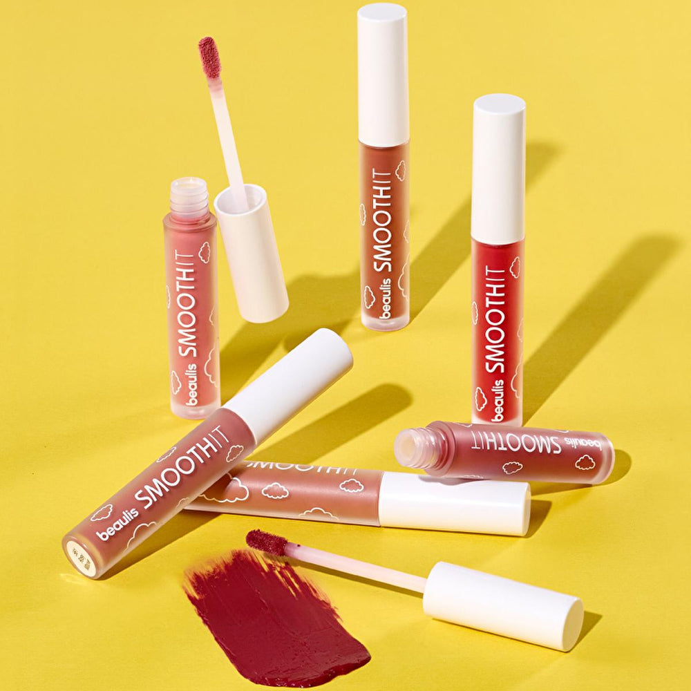 Beaulis Smooth It Matte Lipstick - Cherry Blossom, Foam-Structured Formula for Long-Lasting Matte Finish - Lipstick
