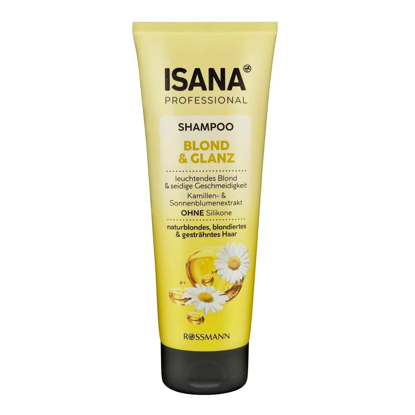 Isana Professional Blonde &amp; Shine Shampoo for Blonde Hair 250 ml