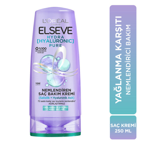 L'Oreal Paris Elseve Hydra Hyaluron Moisturizing Conditioner 250ml