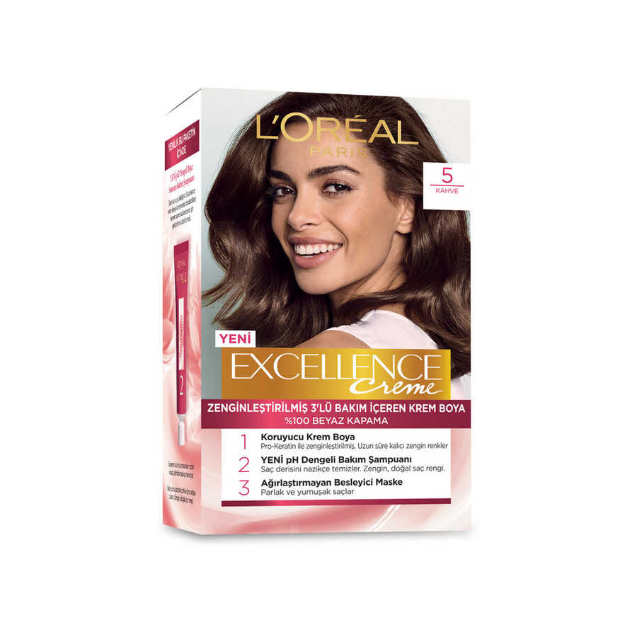 L'Oreal Paris Excellence Creme Hair Color 5 Brown