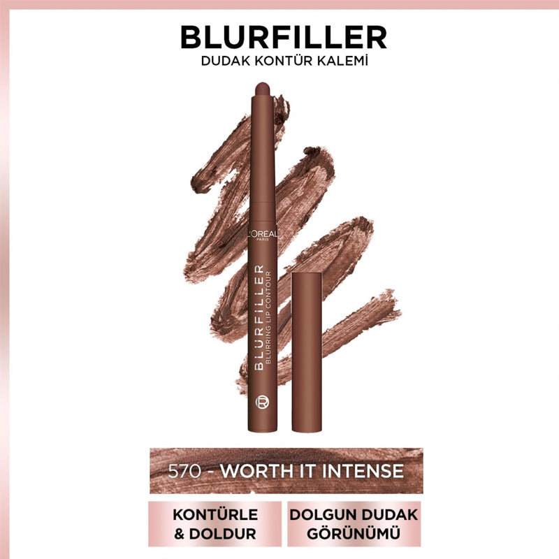 L'Oreal Paris Blurfiller 570 Worth It Intense Lip Liner 1.2g